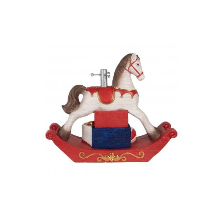 SUPPORO ALBERO NATALE BNC/ROSSO 73X21X61