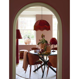 FLOOR LAMP ø50X168 CM DEVIA VELVET BURGU