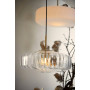 HANGING LAMP ø40X17 CM PLEAT GLASS CLEAR