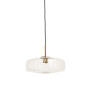ANGING LAMP ø30X17 CM PLEAT GLASS CLEAR