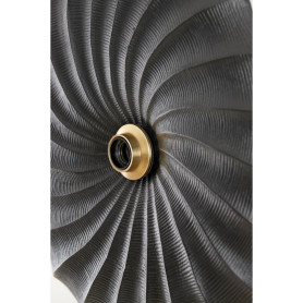 WALL LAMP ø51X9 CM BAPATO MATT BLACK