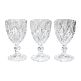 LOUIS -SET 6 CALICE IN VETRO TRASPARENTE