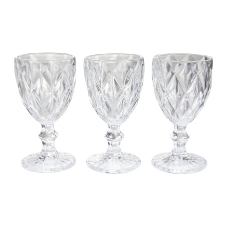 LOUIS -SET 6 CALICE IN VETRO TRASPARENTE