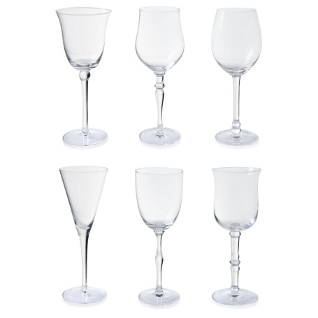 DISEGUAL -CALICE IN VETRO TRASPARENTE ST