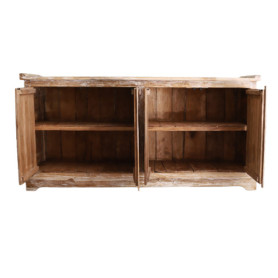 CREDENZA 4 ANTE WHITE WASH L160XH80XP45