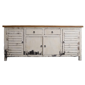 NAPOLETAN -CREDENZA WHITE ANTIQUE