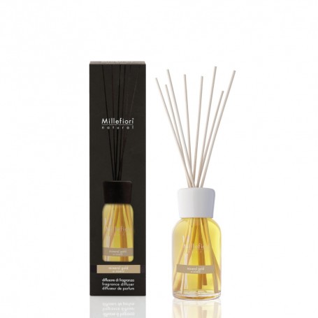 DIFFUSORE A STICK 250ML MINERAL GOLD